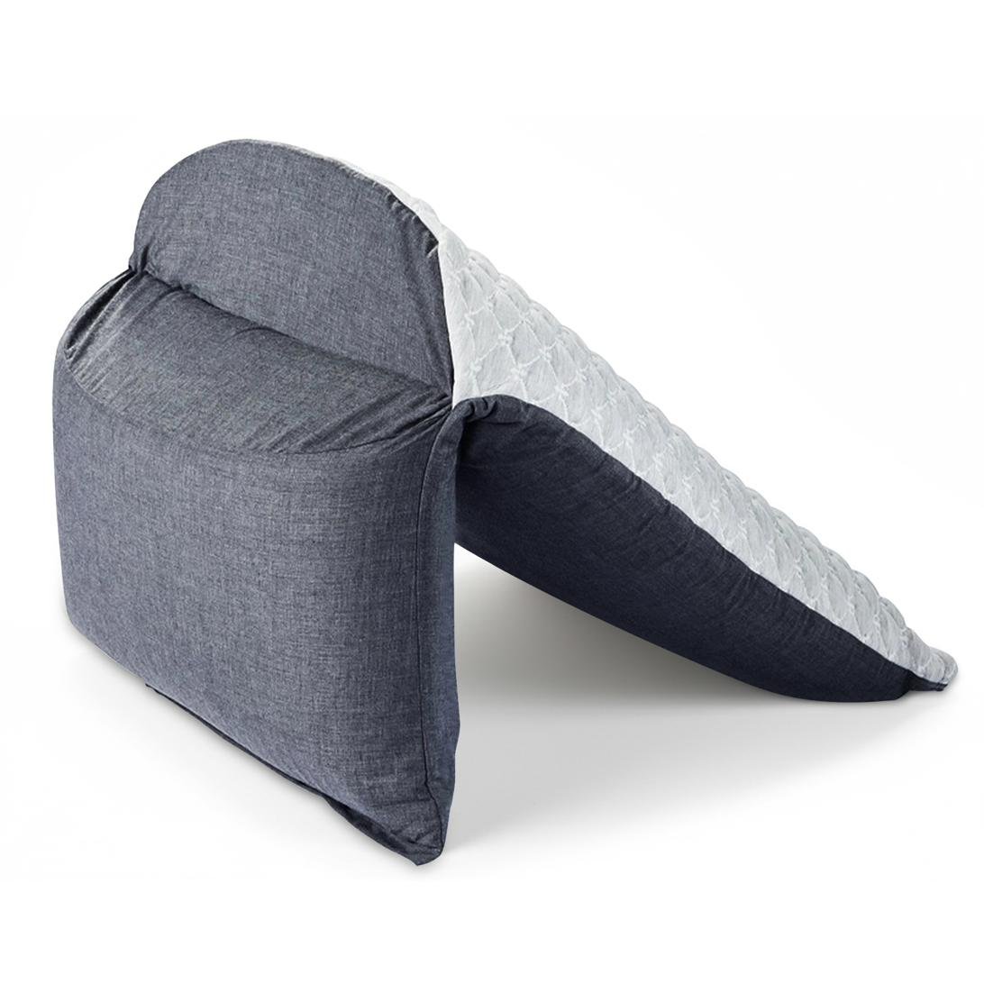 Starvion Soap Bar folding memory-foam pillow shown in its wedge position