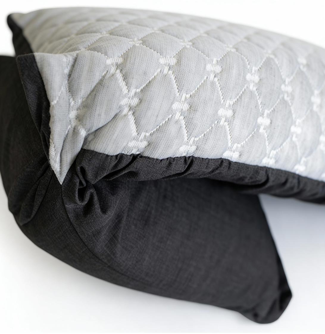 Reading in bed with the Starvion pillow as lower-back support